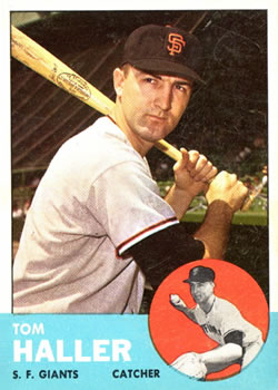 1963 Topps Baseball Cards      085      Tom Haller